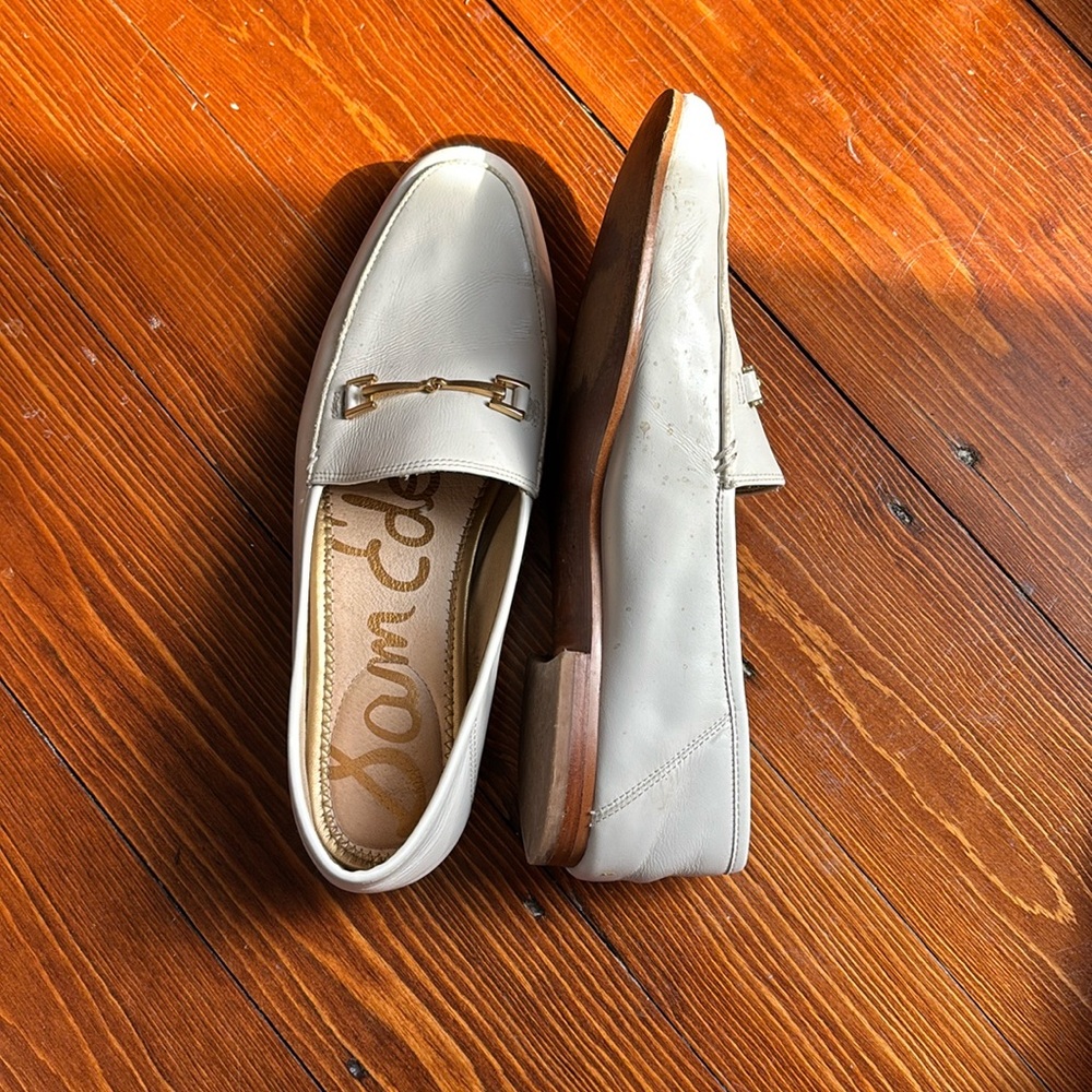Sam Edelman white Loafers Slip-On Shoes